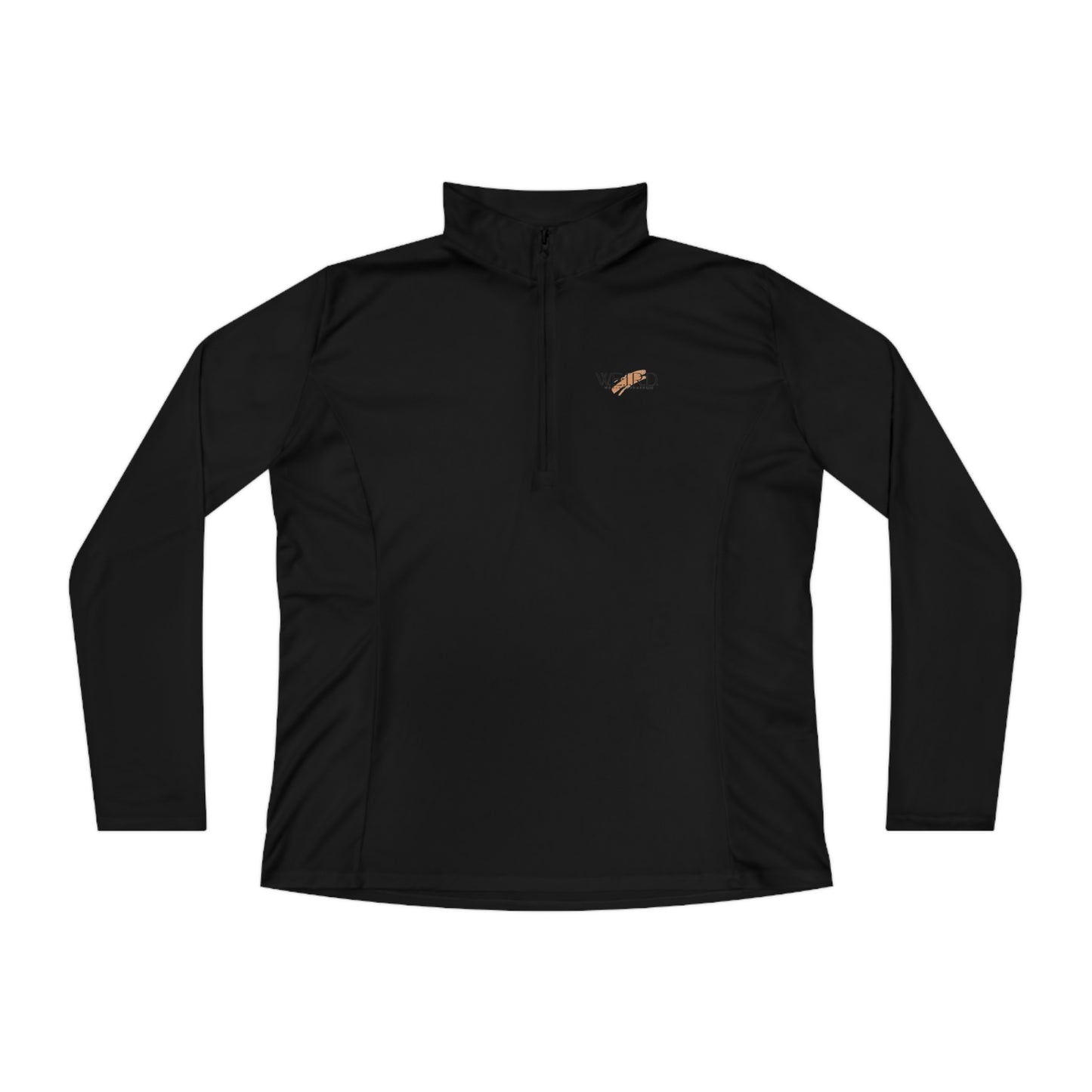 W.E.I.R.D. Woman Ladies Quarter-Zip Pullover