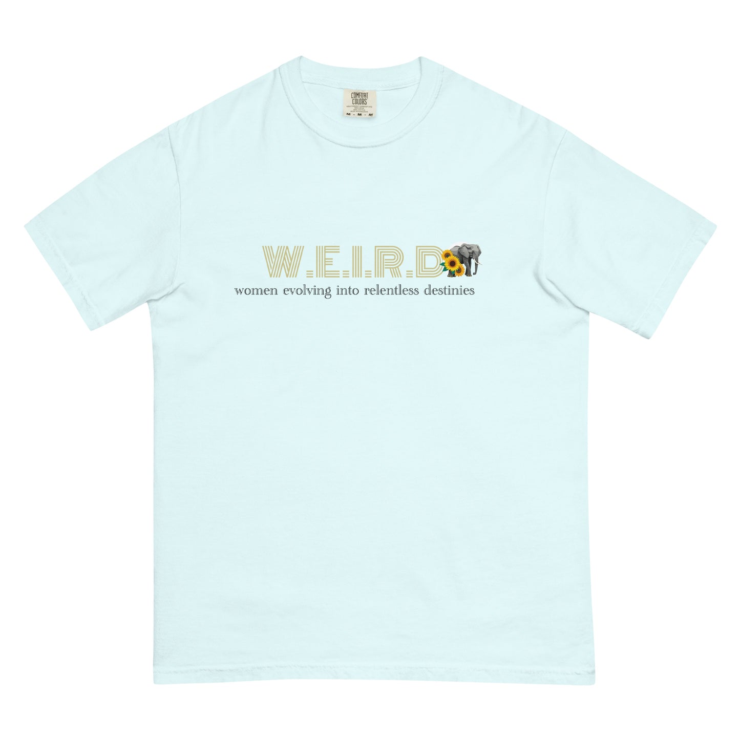 W.E.I.R.D. Women Unisex garment-dyed heavyweight t-shirt