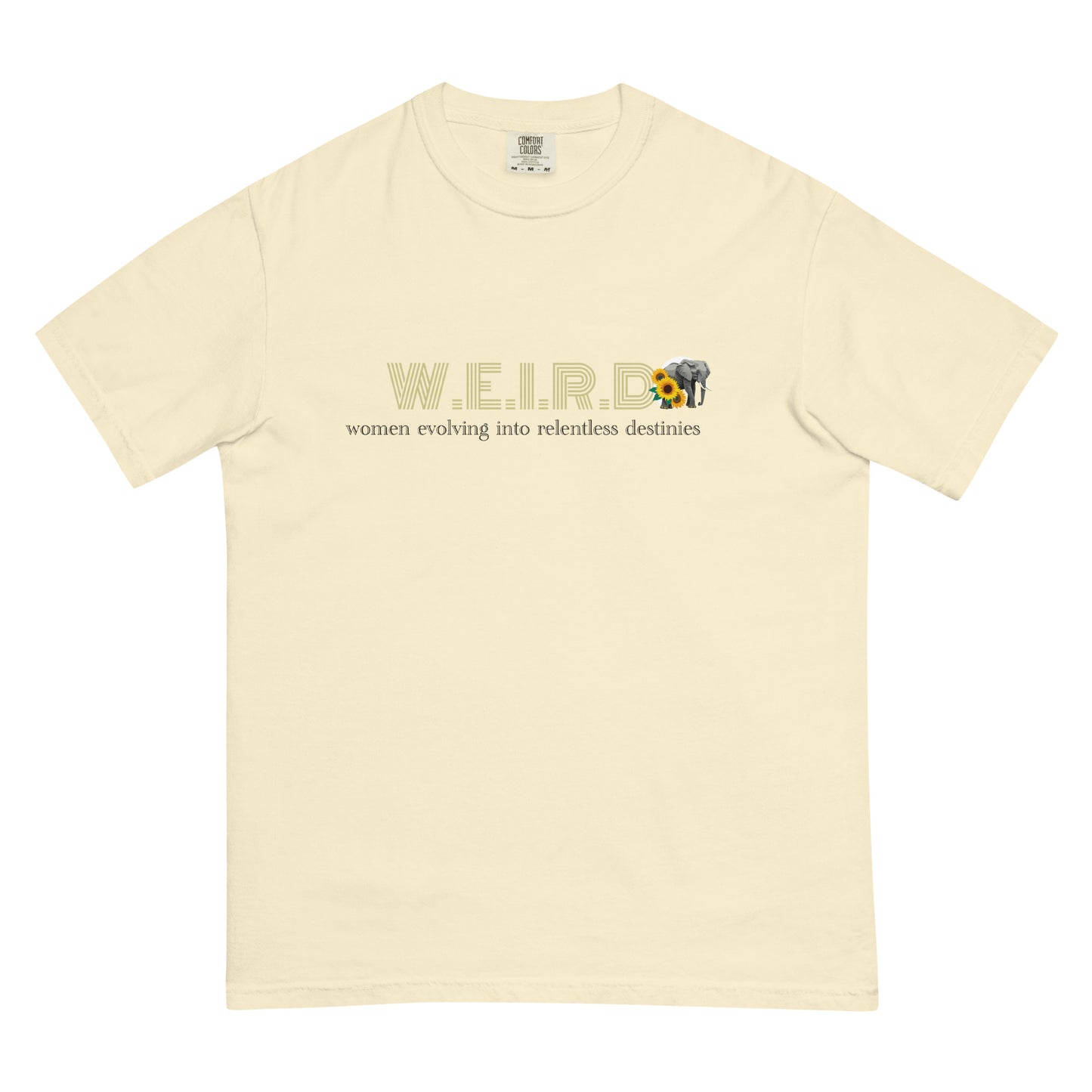 W.E.I.R.D. Women Unisex garment-dyed heavyweight t-shirt