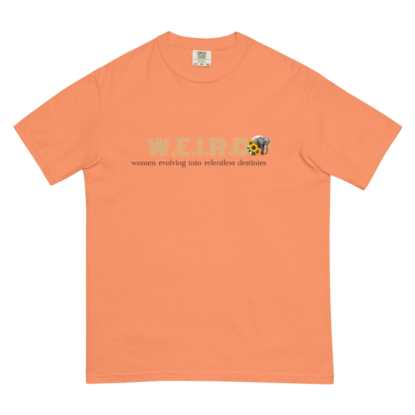 W.E.I.R.D. Women Unisex garment-dyed heavyweight t-shirt