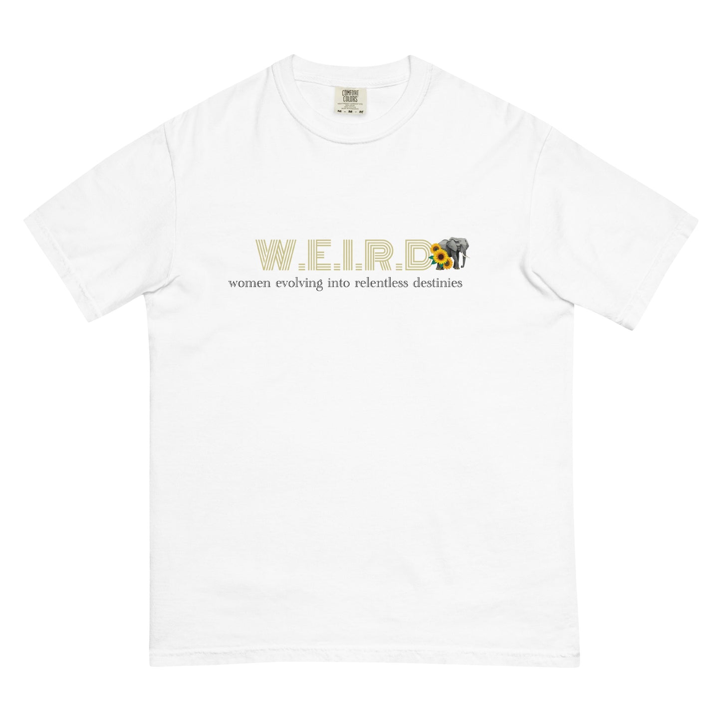 W.E.I.R.D. Women Unisex garment-dyed heavyweight t-shirt